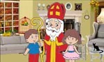 link naar online rekenkleurplaat optellen en aftrekken tot 6 thema Sinterklaas met kinderen