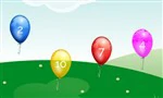 minsommen tot 10 met ballonnen