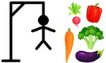 Galgje taalspel thema groenten
