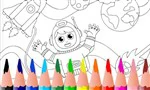kleurplaat astronaut jongen