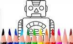 kleurplaat speelgoedrobot