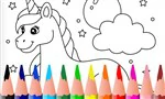 kleurplaat unicorn