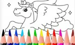 kleurplaat unicorn