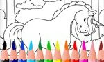 kleurplaat unicorn