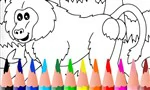 kleurplaat baviaan