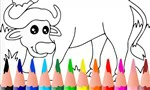 kleurplaat buffel