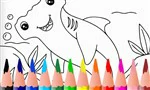 kleurplaat hamerhaai