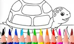 kleurplaat schildpad