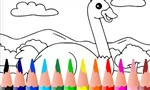 kleurplaat struisvogel