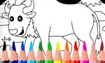 kleurplaat wildebeest