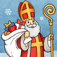 kleurplaat sinterklaas