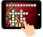 Link naar een kruiswoordraadsels met als thema kerstfeest