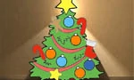 link naar online rekenkleurplaat optellen en aftrekken tot 10 of 20 thema Kerstmis kerstboom