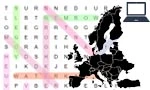 woordzoeker thema landen van Europa