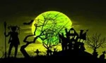 Link naar spelletje zoek de 7 verschillen thema Halloween nacht maan