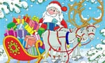 Link naar spelletje zoek de 7 verschillen thema kerstman slee