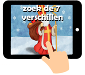 Link naar spelletje zoek de 7 verschillen thema Sinterklaas speelgoed