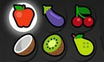Link naar spelletje 'Zoek twee dezelfde groenten en fruit'