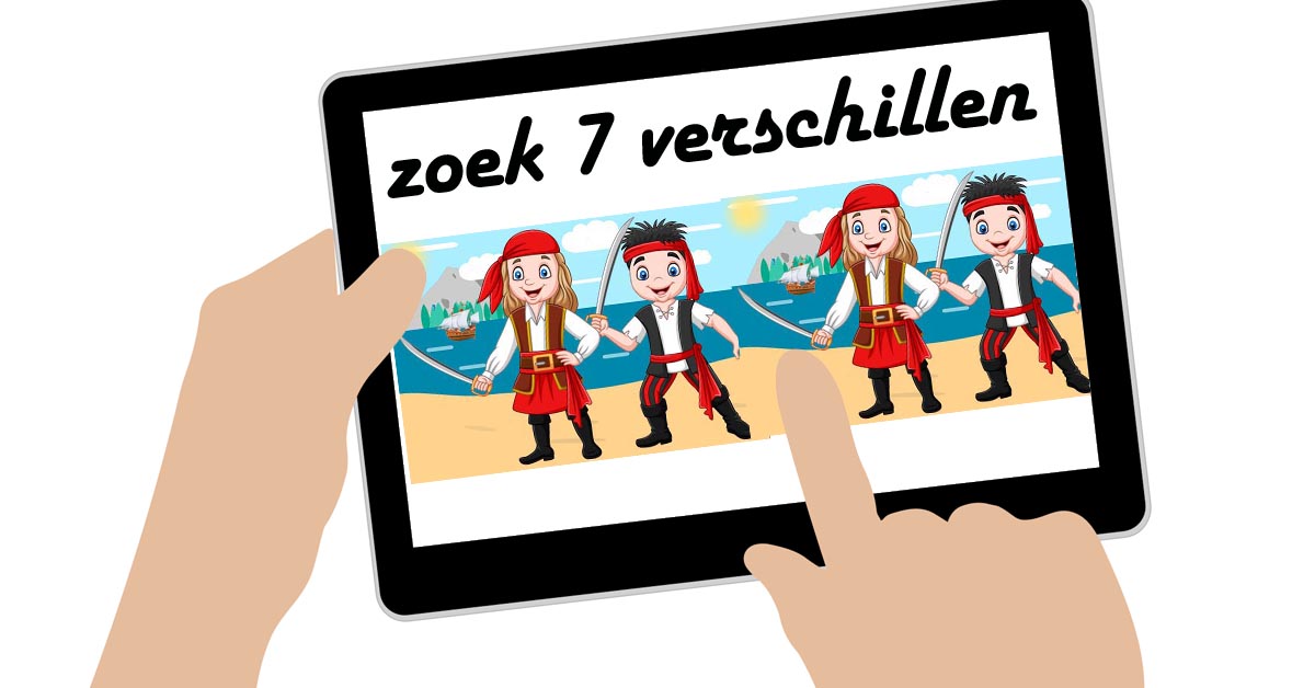 Zoek De 7 Verschillen Piraten