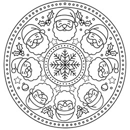mandala kerst
