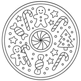 mandala kerst