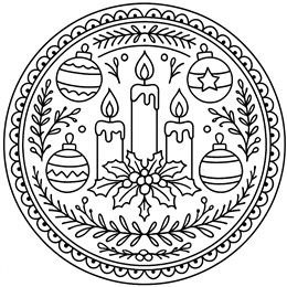 mandala kerst