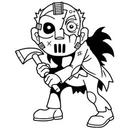 kleurplaat Halloween