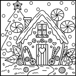 kleurplaat gingerhuis