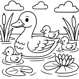 kleurplaat lente kuikentjes