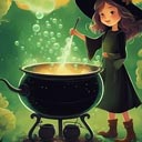Heks met kookpot