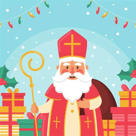 Zoek de 3 verschillen Sinterklaas