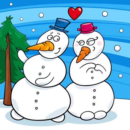 Zoek de 3 verschillen winter