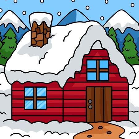 Zoek de 3 verschillen winter